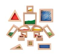 Building Blocks for Kids 15-Piece Educational Learning Sorting Toys