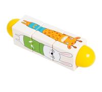 Building Blocks For Toddler, Wooden Rotating Puzzle Game, Educational Preschool Toy For Boys And Girls, Fun Learning Blocks For Kids, Classroom Motor Skills Development, 6.69x1.69x1.69 In