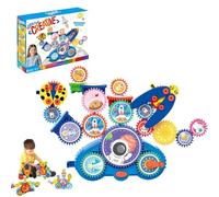 Building Blocks - Four Styles, STEM Gears Toys, Creative Learning Block Set, Educational Construction Toy, Electric & Manual Dual Mode (Animal)