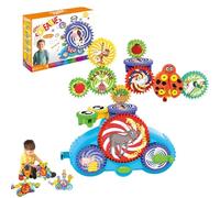 Building Blocks - Four Styles, STEM Gears Toys, Creative Learning Block Set, Educational Construction Toy, Electric & Manual Dual Mode (Animal)