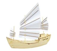 Building Blocks Game - Educational Preschool Learning Toy Interactive Parent-Child Toy for Home and Travel Wooden Shipbuilding Kit, for School, Birthday, Christmas, New Year, Kids, J