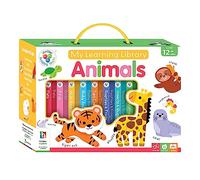 Hinkler | Animals My Learning Library | Hinkler Building Blocks | Board Books for Toddlers | Early Learning for Babies