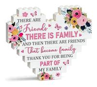 Building Blocks Sign for Best Friends Mom Family Boyfriend BFF Puzzle Plaque Gift for Birthday Graduation Wedding Christmas Multicolour Plastic Modern Home Office Desk Decor (Axjm-gm)