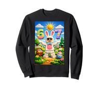 Building Bricks Easter Eggs Funny Rabbit Six Seven 67 Meme Sweatshirt