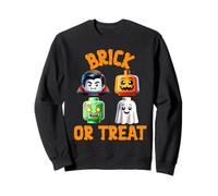 Building Bricks Halloween Costume Brick or Treat Monsters Sweatshirt