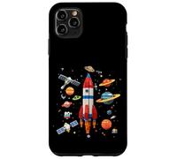 Building Bricks Space Rocket Planets Stars Galaxy Case for iPhone 11 Pro Max