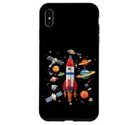 Building Bricks Space Rocket Planets Stars Galaxy Case for iPhone XS Max