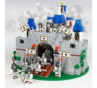 (Building Castles - A) Medieval Knights dragon building castles MiniFigures Fits Lego
