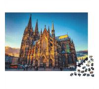 Building Church Sunset 1000pcs Mini Puzzle For Adults Challenging