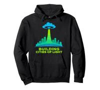 Building Cities of Light Skyline Design Pullover Hoodie