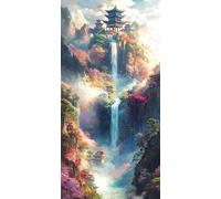 Building Copy Paint by Numbers for Adults Beginner, Painting by Numbers Adults, Without Frame DIY Color Oil Painting Acrylic Paints, Gifts for Women Kits Art Crafts Home Decor 80x160cm/32x64in J0L1283