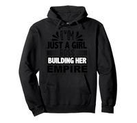 Building Her Empowering Women Motivational Message Everyday Pullover Hoodie