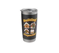 Building Inspector Gingerbread House Architecture Builder Stainless Steel Insulated Tumbler