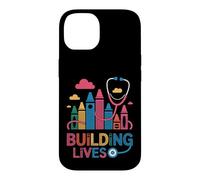 Building Lives Pediatric Crayon Stethoscope Design Case for iPhone 14