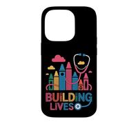 Building Lives Pediatric Crayon Stethoscope Design Case for iPhone 14 Pro