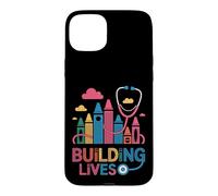 Building Lives Pediatric Crayon Stethoscope Design Case for iPhone 15 Plus