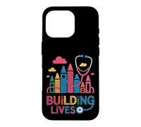 Building Lives Pediatric Crayon Stethoscope Design Case for iPhone 16 Pro