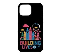 Building Lives Pediatric Crayon Stethoscope Design Case for iPhone 16 Pro Max