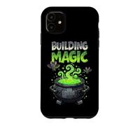 Building Magic Brick Builder Halloween Brick Or Treat Witch Case for iPhone 11