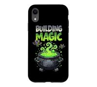 Building Magic Brick Builder Halloween Brick Or Treat Witch Case for iPhone XR