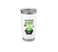 Building Magic Brick Builder Halloween Brick Or Treat Witch Stainless Steel Insulated Tumbler