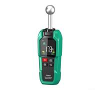 Building Material Damp Tester Wall Floor Drywall Green | Pinless design, 0.1-99.9% range, ±2.5% accuracy, non-destructive scan, color LCD screen