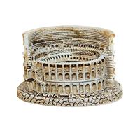 Building Model - Resin Roman Structure, Ancient Architecture Figurine | Historical Landmark Miniature, Decorative Collectible Display Ornament For Bedroom Living Room Office Apartment Hotel