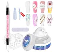 Building Nail Gel - 60g Large Quantity, for Creative Nail Design - for Home Use, Hand Practice, Extensions & Shaping - For Beginners