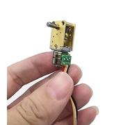 Building Power 10mm Geared Stepper electronic starter 5V DC, Micro Gear Stepper electronic starter Geared electronic starter, Vertical Output Shaft, DIY Toy electronic starter, Small Robot electronic