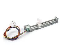 Building Power 15 * 105mm Micro Stepper electronic starter, Linear 2-Phase 4-Wire Stepper electronic starter Screw Slider, Small Slide Table Stepper electronic starter DIY Toy Engineering Repair elect