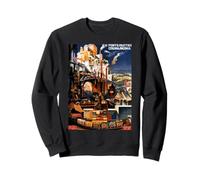 Building Socialism SOVI8 Vintage Propaganda. Sweatshirt