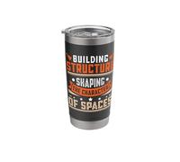 Building Structure Shaping The Character - Drywall Stainless Steel Insulated Tumbler