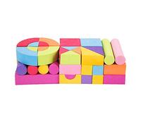 Building Toys Educational Set for Kids with 50 EVA Foam Colorful Pieces Ideal for Construction and Learning (As the picture, One Size)