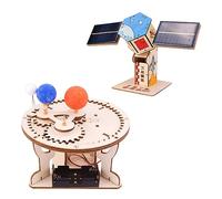 Buildings Mechanical Models Science Experiment Model 3D Wood Puzzles Engraving Safe Assembly Constructor Kits Toy Solar Model Kits Science Experiment Model Scientific Experiment Kits Wood