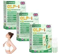 BuildLeaf GLP-1 6-in-1 Health Solution Oral Liquid, Advanced GLP-1 Oral Liquid, Multi-Action GLP1 Drops, Natural Herbal BuildLeaf GLP1 Six in One Oral Liquid, Suitable for All Men and Women (3 Pack)