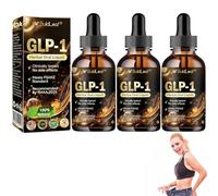 BuildLeaf GLP-1 Herbal Oral Liquid, GLP-1 Drop, BuildLeaf Moringa & Health Boost Drops, Natural Plant Extract Concentrate 30ml(3 Bottle)