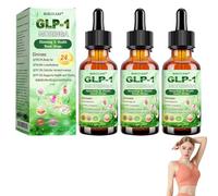 BuildLeaf GLP-1 Slimming & Health Boost Drops, GLP-1 Drops, GLP1 Weight Loss Drops, GLP 1 Herbal Oral Solution, Natural Plant Extract Concentrate, for Women & Men (3)