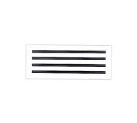 BUILDMART - 20x8 Modern AC Vent Cover - Decorative White Air Vent - Standard Linear Slot Diffuser - Register Grille for Ceiling, Walls & Floors - Texas Buildmart