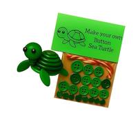 Builds Your Own Animal Decoration Button Crafting Set with Sturdy String and Colorful Button for All Ages Handmade Animal Ornament