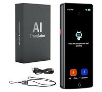 Builrand Language Translator Device,150 Languages AI Translator 5.5 inch | AI Instant Translator No WiFi Online/Offline/Photo/Recording Translation,Portable Translator for Travel Business Learning