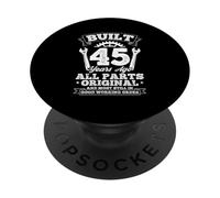 BUILT 45 Years Ago MOST PARTS STILL GOOD Funny 45th Birthday PopSockets Adhesive PopGrip