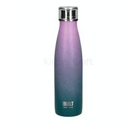 Built Water Bottle Perfect Seal Leakproof Insulated Stainless Steel 480 ml Pink/Blue Ombre