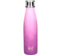 Built 500ml Double Walled Stainless Steel Water Bottle Pink and Purple Ombr