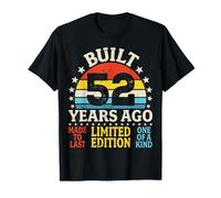 Built 52 Year Ago Classic Vintage 52nd Birthday T-Shirt