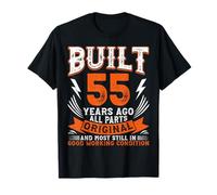 Built 55 Year Ago Funny Saying 55th Birthday Vintage T-Shirt