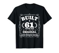 Built 61 Years Ago Vintage Funny 61 Year Old 61st Birthday T-Shirt
