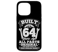 BUILT 64 Years Ago All Parts Original 64th Birthday Case for iPhone 14 Pro Max