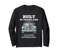 Built 65 Years Ago Vintage Car 65 Year Old 65th Birthday Men Long Sleeve T-Shirt
