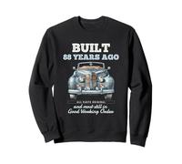 Built 88 Years Ago Vintage Car 88 Year Old 88th Birthday Men Sweatshirt
