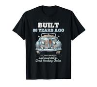 Built 88 Years Ago Vintage Car 88 Year Old 88th Birthday Men T-Shirt